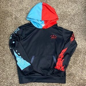 Mens XS sweatshirt 1/2 hot, 1/2 cold